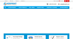 Desktop Screenshot of norprint.com